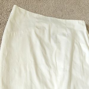 Off White Mid Skirt